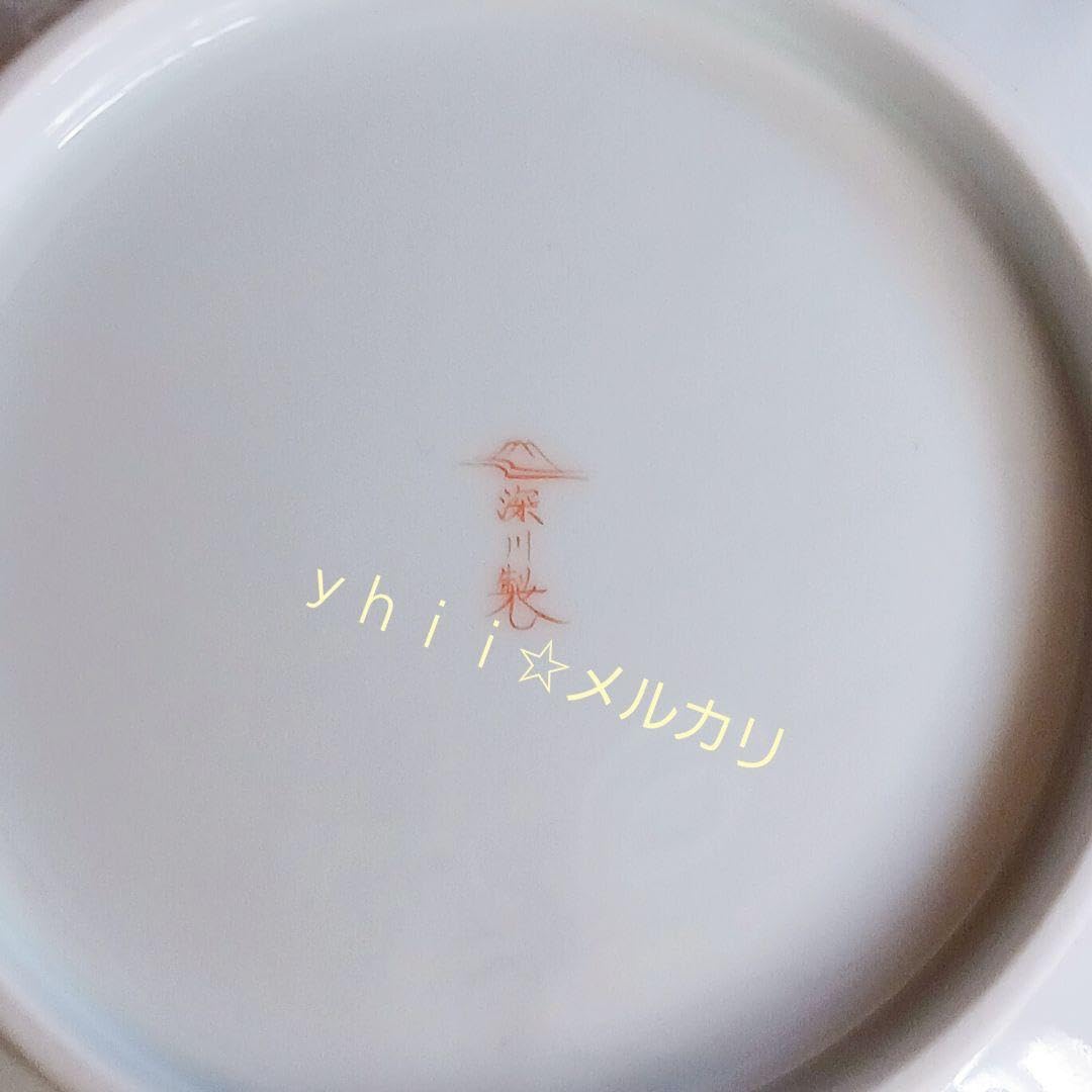 2034 深川製磁　方皿4客　丸皿3客　金彩 2034 深川製磁 方皿4客 丸皿3客 金彩 2034 深川製